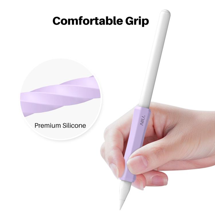 LC03-X 3pcs / Set Stylus Silicone Protective Grip Cover for Apple Pencil 2 / Pro / USB-C