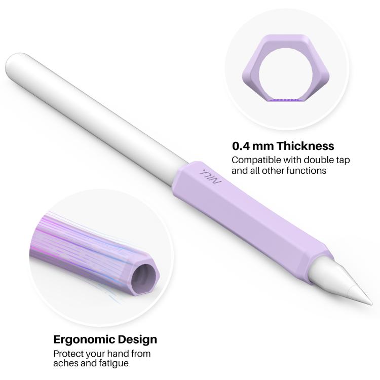 LC03-X 3pcs / Set Stylus Silicone Protective Grip Cover for Apple Pencil 2 / Pro / USB-C