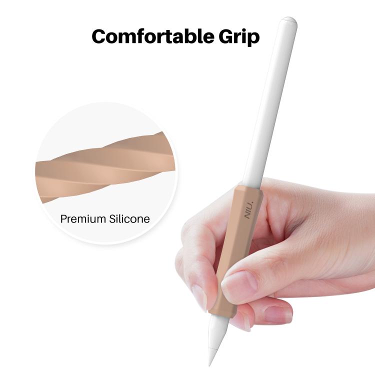 LC03-X 3pcs / Set Stylus Silicone Protective Grip Cover for Apple Pencil 2 / Pro / USB-C