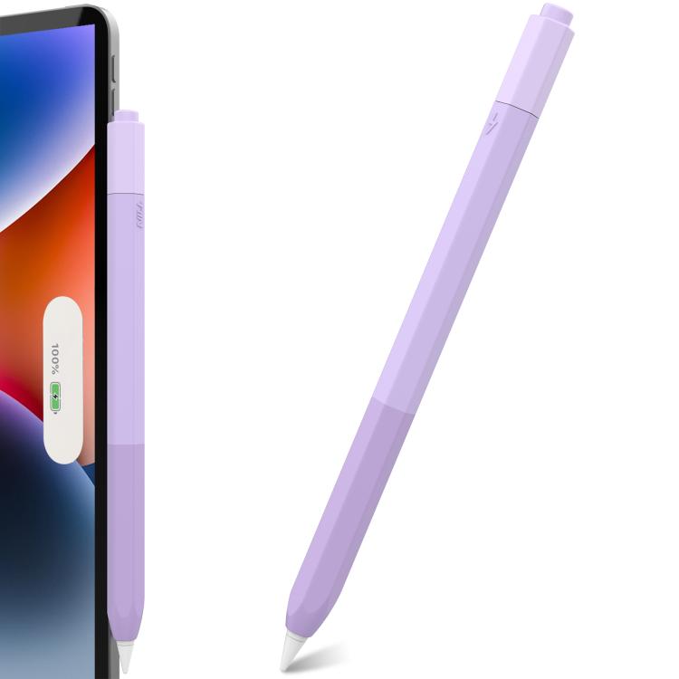 For Apple Pencil 2 / Pro LC05 Anti-roll Silicone Protective Stylus Pen Case