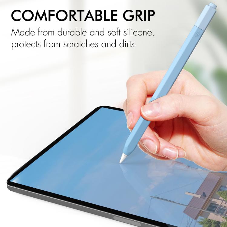 For Apple Pencil 2 / Pro LC05 Anti-roll Silicone Protective Stylus Pen Case