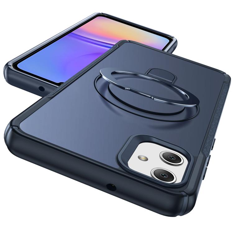 For Samsung Galaxy A05 Skin Feel Magnetic Holder MagSafe Phone Case