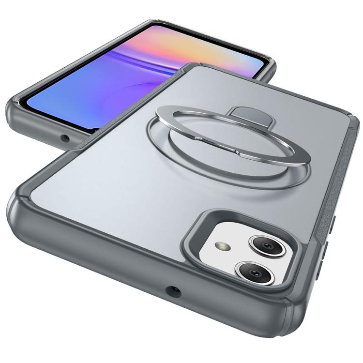 For Samsung Galaxy A05 Skin Feel Magnetic Holder MagSafe Phone Case