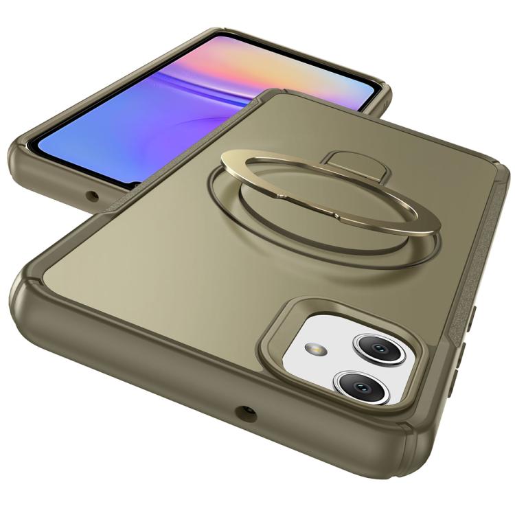 For Samsung Galaxy A05 Skin Feel Magnetic Holder MagSafe Phone Case