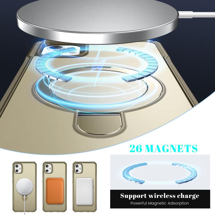 For Samsung Galaxy A05 Skin Feel Magnetic Holder MagSafe Phone Case