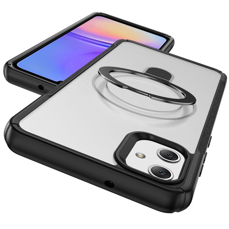 For Samsung Galaxy A05 Skin Feel Magnetic Holder MagSafe Phone Case