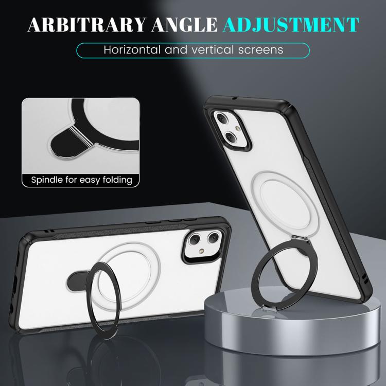For Samsung Galaxy A05 Skin Feel Magnetic Holder MagSafe Phone Case