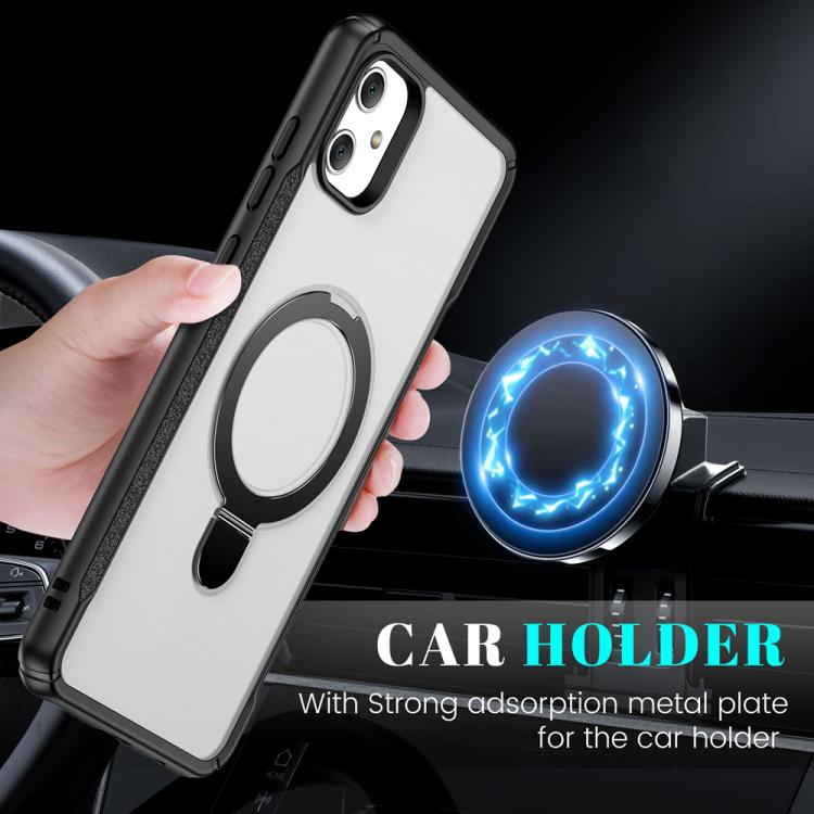 For Samsung Galaxy A05 Skin Feel Magnetic Holder MagSafe Phone Case