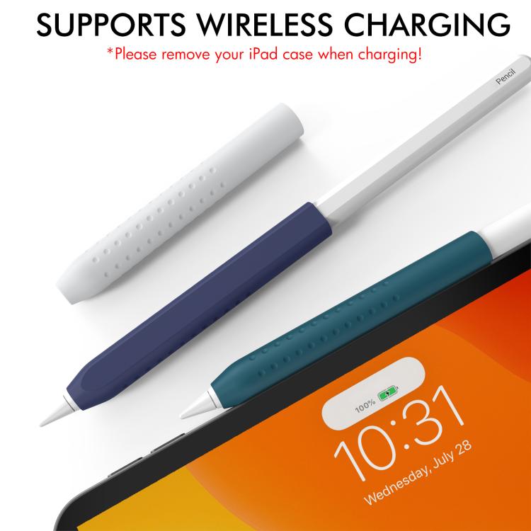 LC182-X 3pcs / Set Stylus Silicone Protective Grip Cover for Apple Pencil 2 / Pro / USB-C