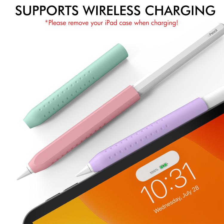 LC182-X 3pcs / Set Stylus Silicone Protective Grip Cover for Apple Pencil 2 / Pro / USB-C