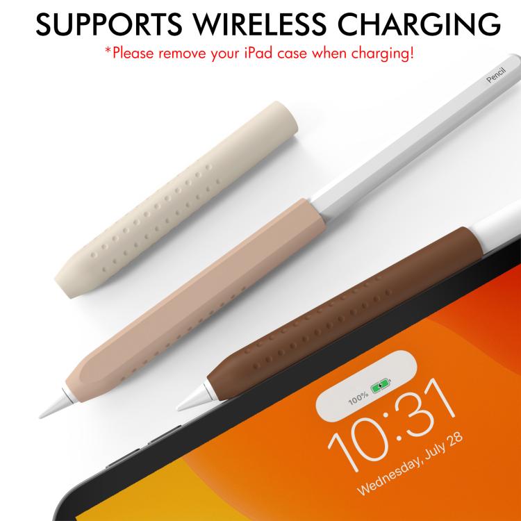 LC182-X 3pcs / Set Stylus Silicone Protective Grip Cover for Apple Pencil 2 / Pro / USB-C