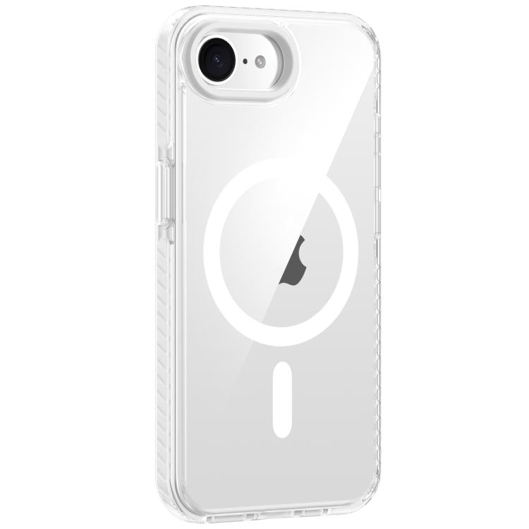For iPhone 16e / 17e Airbag TPU + TPE+ PC Clear MagSafe Phone Case