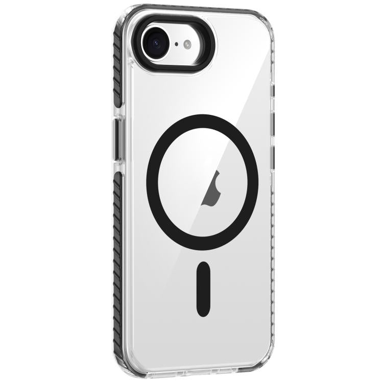 For iPhone 16e / 17e Airbag TPU + TPE+ PC Clear MagSafe Phone Case
