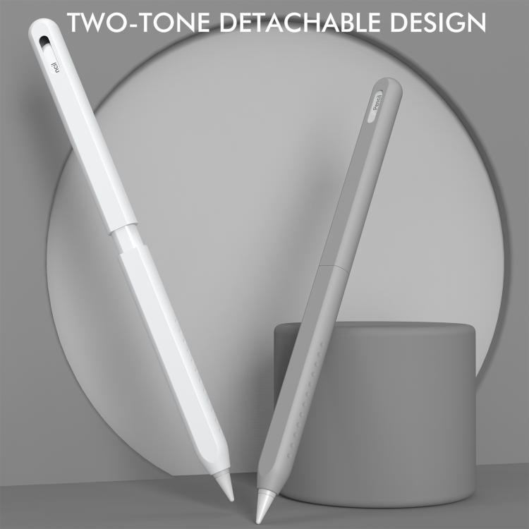 For Apple Pencil 2 / Pro LC182 Anti-roll Silicone Protective Stylus Pen Case