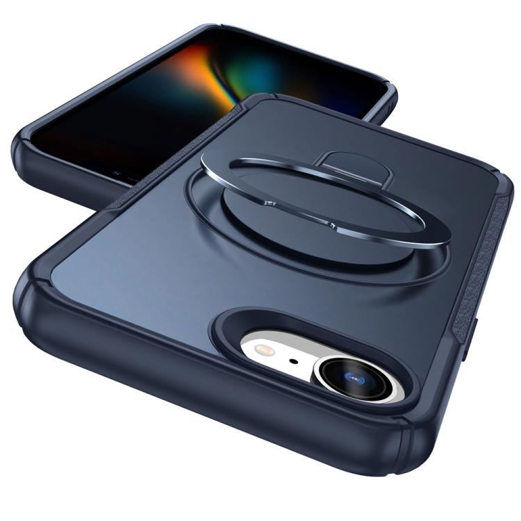 For iPhone 17e / 16e Skin Feel Magnetic Holder MagSafe Phone Case