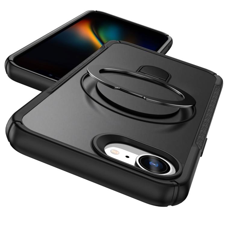 For iPhone 17e / 16e Skin Feel Magnetic Holder MagSafe Phone Case