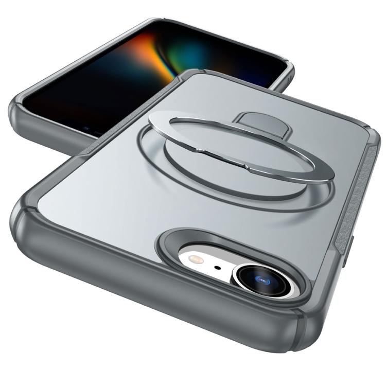 For iPhone 17e / 16e Skin Feel Magnetic Holder MagSafe Phone Case