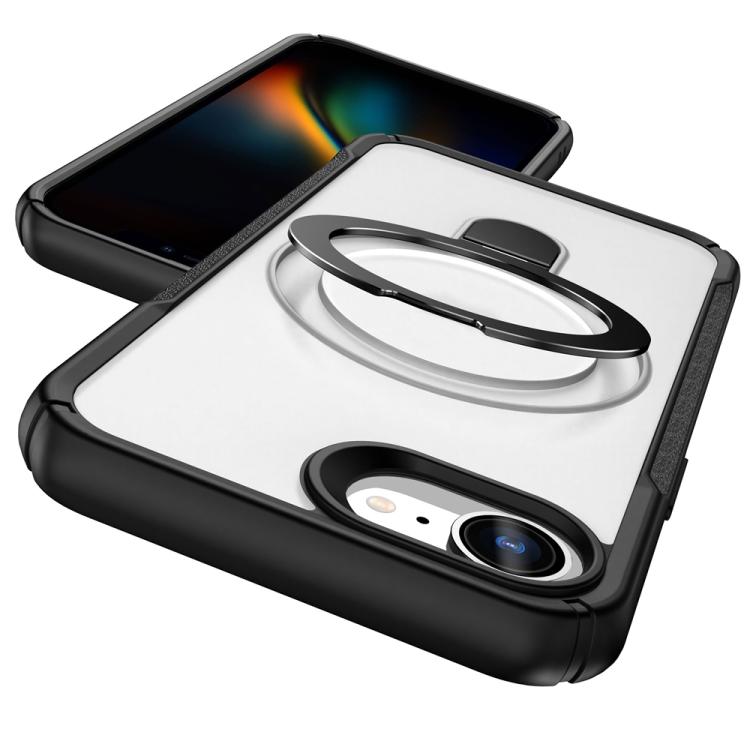 For iPhone 17e / 16e Skin Feel Magnetic Holder MagSafe Phone Case