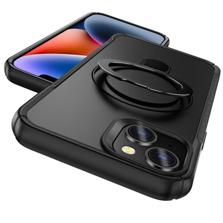 For iPhone 14 / 13 Skin Feel Magnetic Holder MagSafe Phone Case