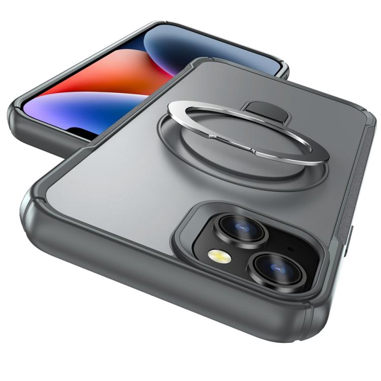 For iPhone 14 / 13 Skin Feel Magnetic Holder MagSafe Phone Case