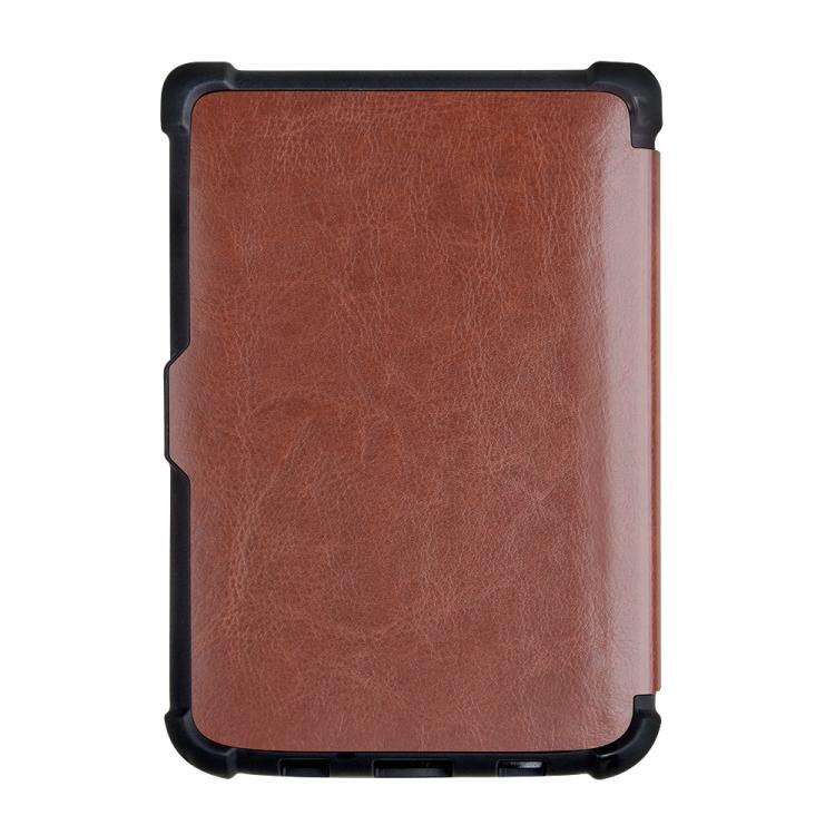 For Pocketbook B606 628 633 632 627 616 Crazy Horse Texture TPU Leather Smart Tablet Case