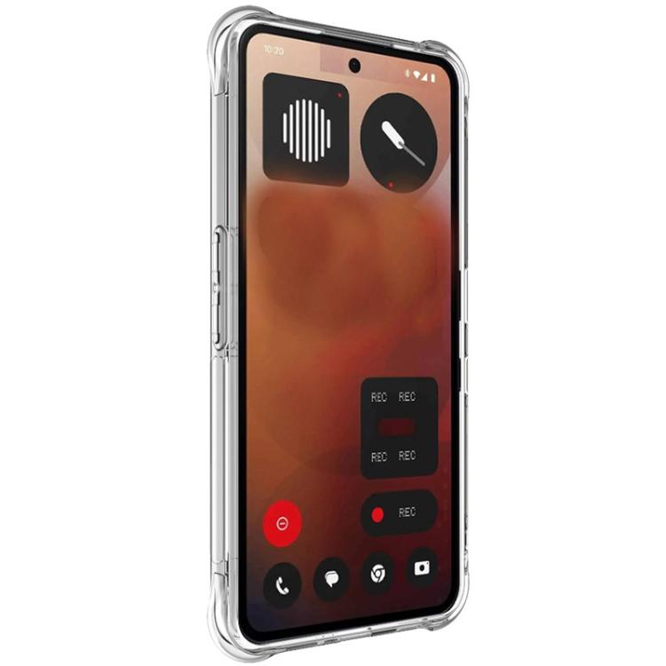 For Nothing Phone 3a imak Shockproof Airbag TPU Phone Case - Transparent