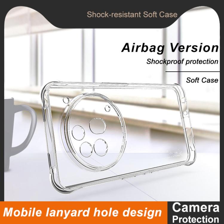 For Nothing Phone 3a Pro imak Shockproof Airbag TPU Phone Case - Transparent