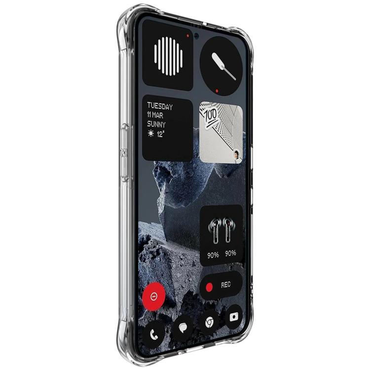 For Nothing Phone 3a Lite imak Shockproof Airbag TPU Phone Case - Transparent