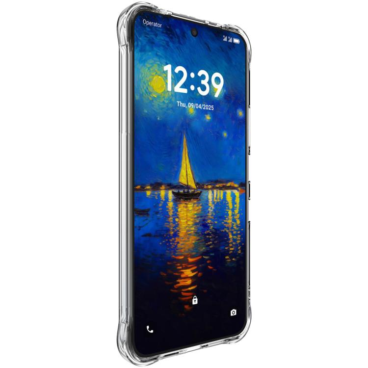 For TCL NxtPaper 60 Ultra 5G imak Shockproof Airbag TPU Phone Case - Transparent