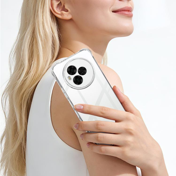 For TCL NxtPaper 60 Ultra 5G imak Shockproof Airbag TPU Phone Case - Transparent