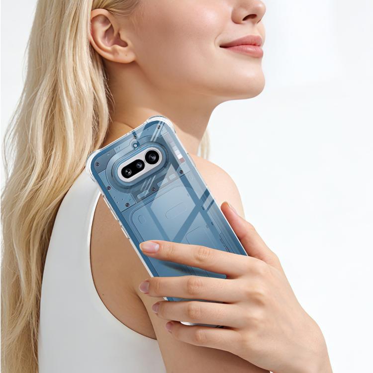 For Nothing Phone 4a imak Shockproof Airbag TPU Phone Case - Transparent