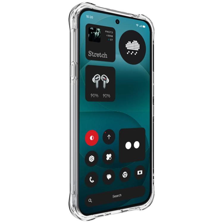 For Nothing Phone 4a Pro imak Shockproof Airbag TPU Phone Case - Transparent