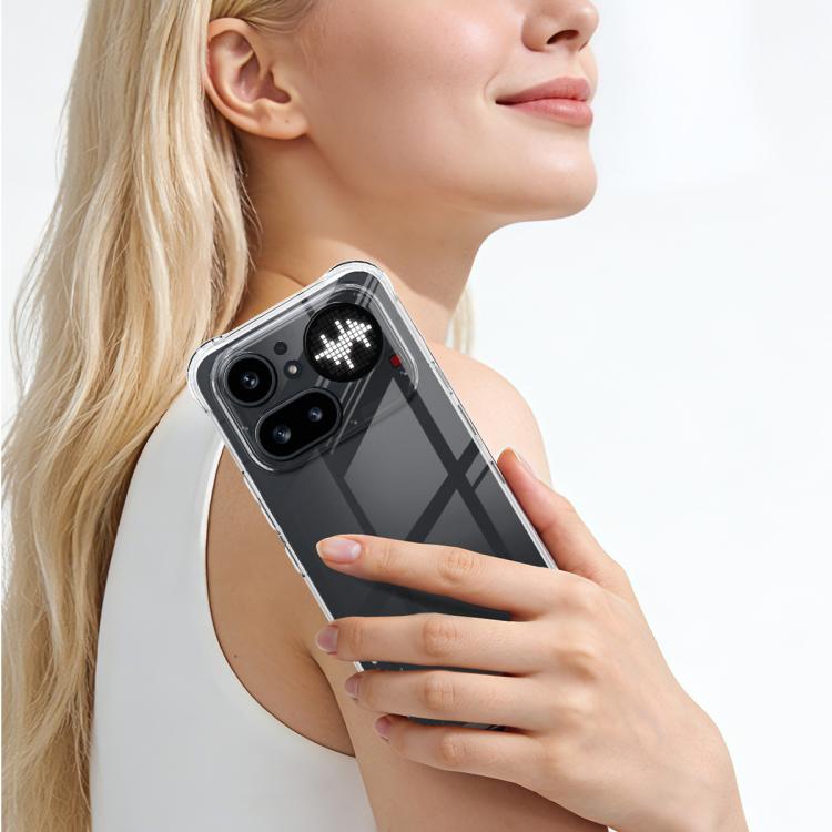 For Nothing Phone 4a Pro imak Shockproof Airbag TPU Phone Case - Transparent