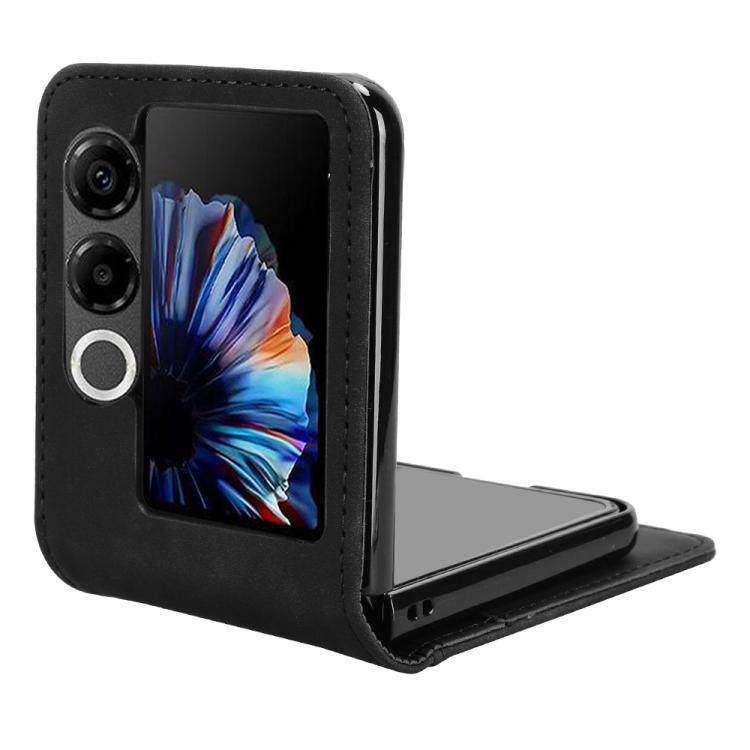 For ZTE nubia Flip2 Skin-feeling Half-split External Card Slot Folding Phone Case