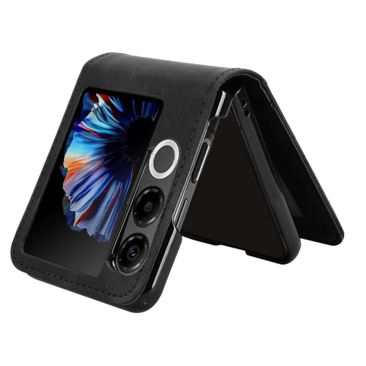 For ZTE nubia Flip2 Skin-feeling Half-split External Card Slot Folding Phone Case
