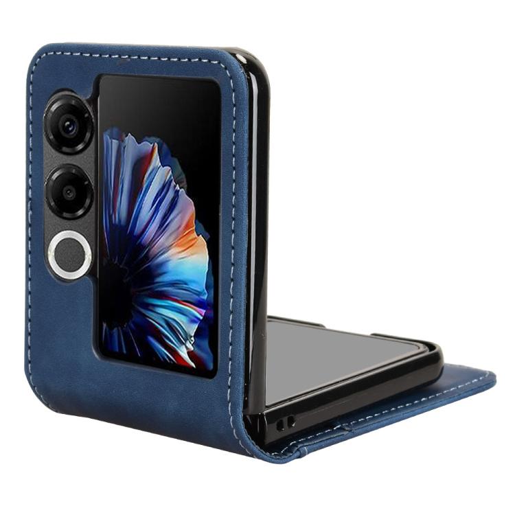 For ZTE nubia Flip2 Skin-feeling Half-split External Card Slot Folding Phone Case