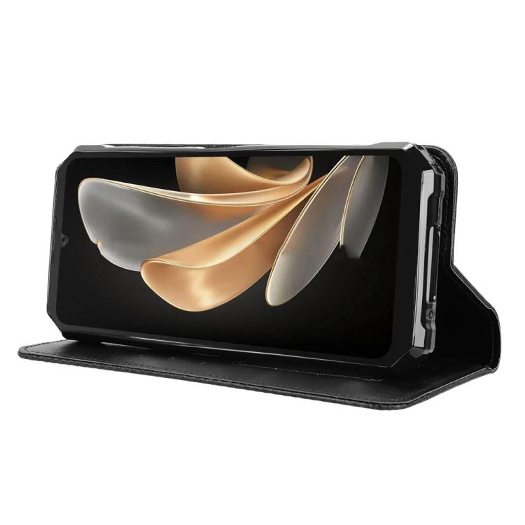 For Fossibot F109 Magnetic Buckle Retro Texture Leather Phone Case