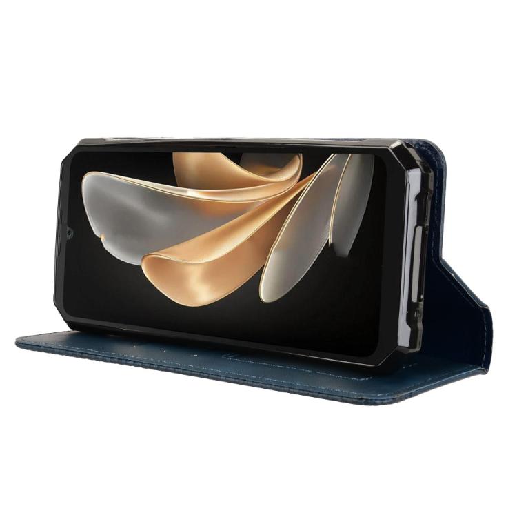 For Fossibot F109 Magnetic Buckle Retro Texture Leather Phone Case