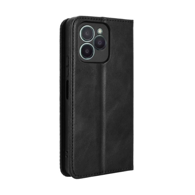 For Fossibot S1 5G Magnetic Buckle Retro Texture Leather Phone Case