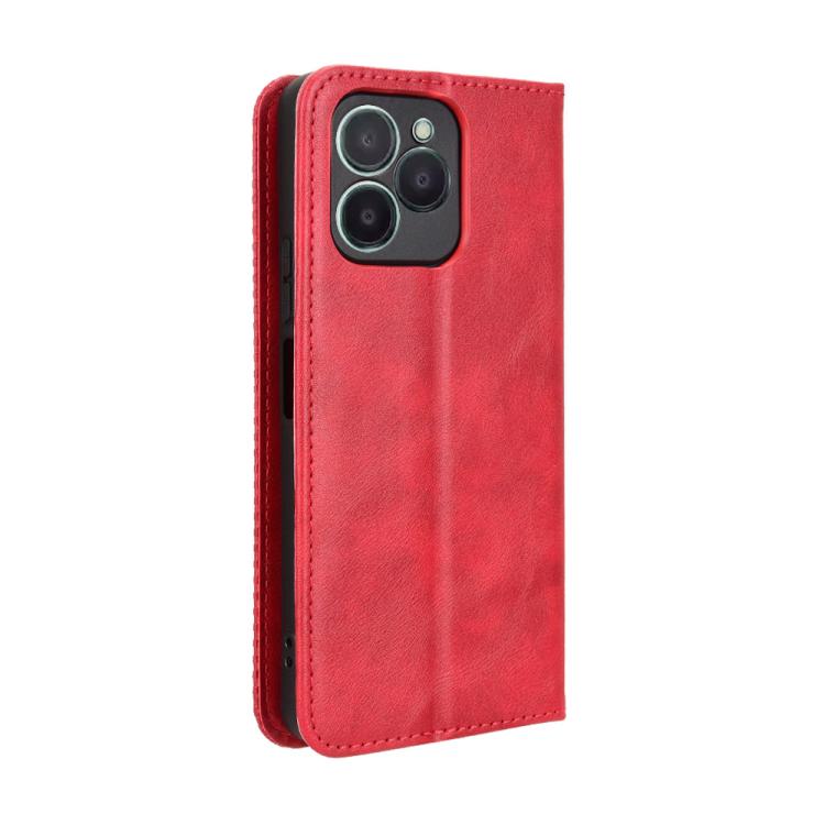For Fossibot S1 5G Magnetic Buckle Retro Texture Leather Phone Case