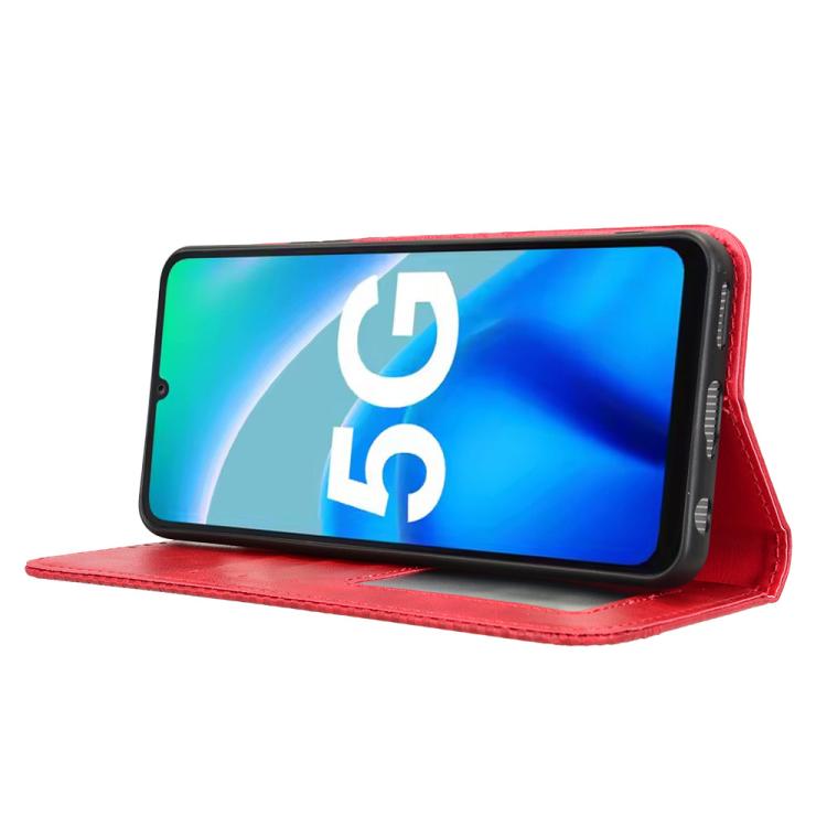For Fossibot S1 5G Magnetic Buckle Retro Texture Leather Phone Case