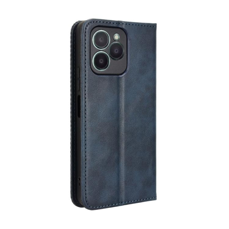 For Fossibot S1 5G Magnetic Buckle Retro Texture Leather Phone Case