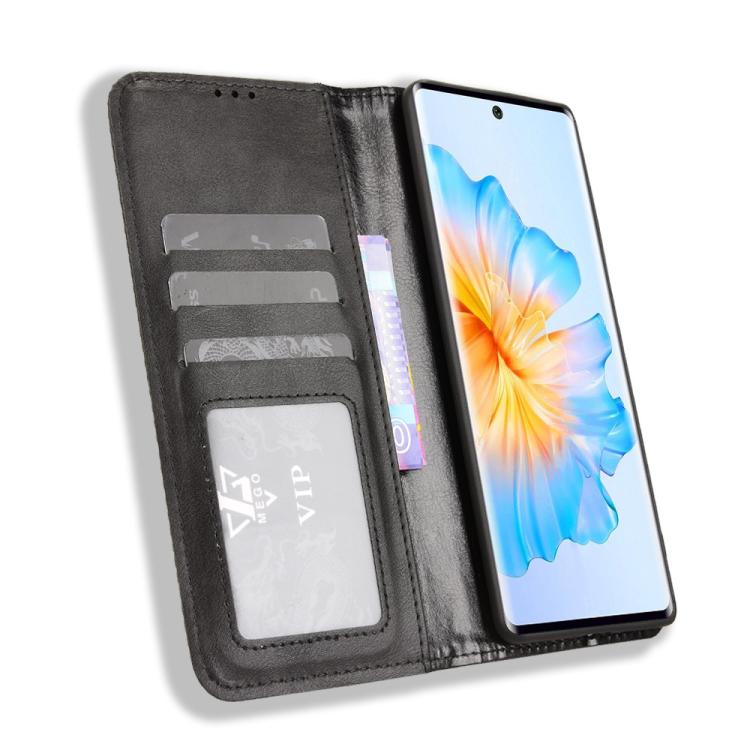 For Fossibot S3 Pro Magnetic Buckle Retro Texture Leather Phone Case