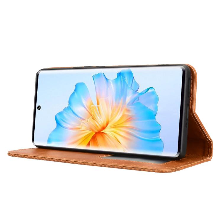 For Fossibot S3 Pro Magnetic Buckle Retro Texture Leather Phone Case