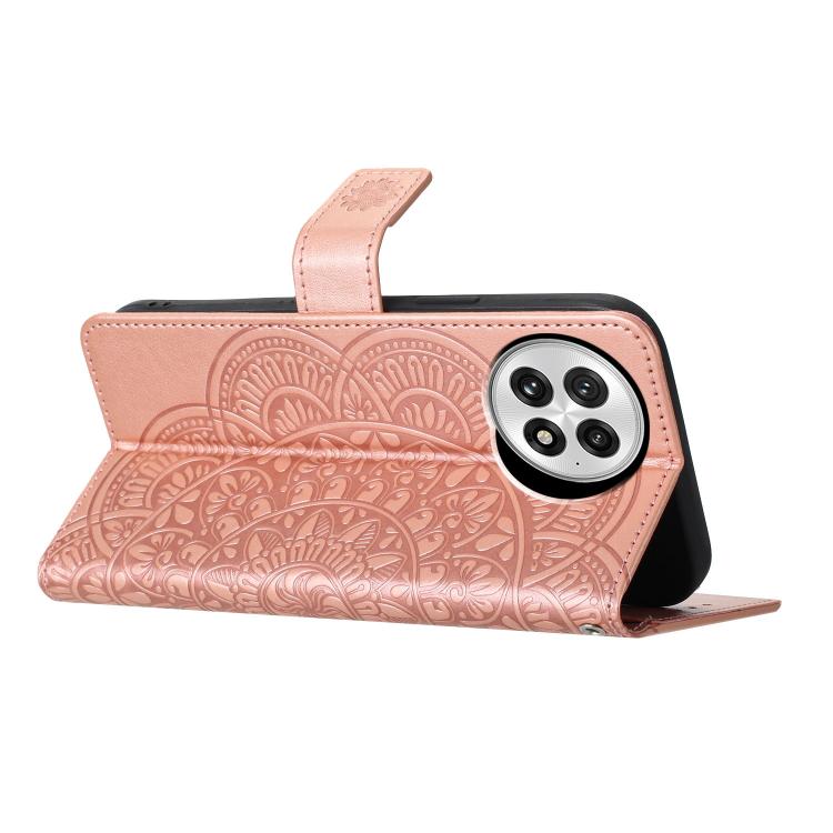 For OnePlus 13 Flower Embossed Leather Phone Case