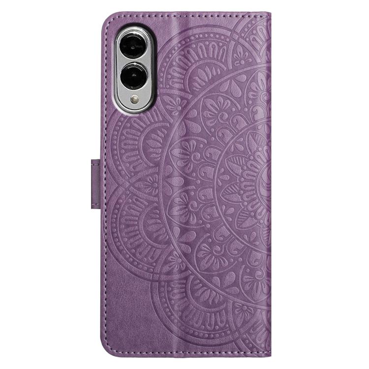 For Samsung Galaxy S25 Edge 5G Flower Embossed Leather Phone Case
