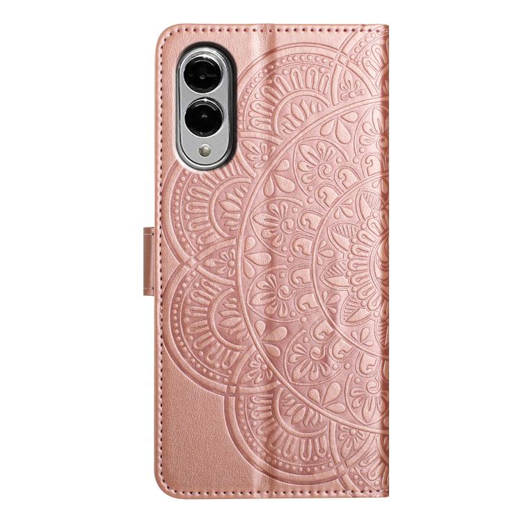 For Samsung Galaxy S25 Edge 5G Flower Embossed Leather Phone Case