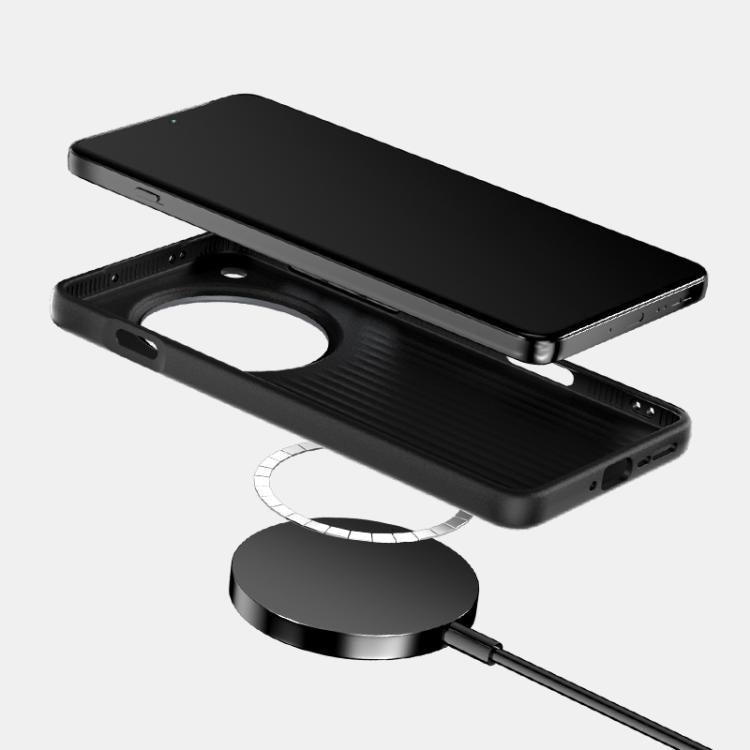 For OPPO Find X8 ABEEL Ruyi Pattern 6D Micro Relief MagSafe Leather Phone Case