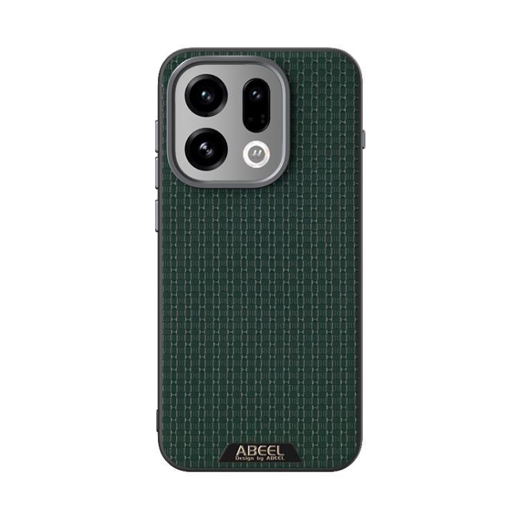For OPPO Find X9 ABEEL Ruyi Pattern 6D Micro Relief MagSafe Leather Phone Case