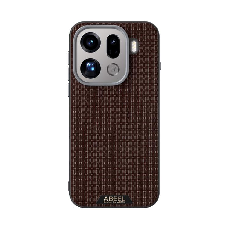 For OPPO Find X9 Pro ABEEL Ruyi Pattern 6D Micro Relief MagSafe Leather Phone Case